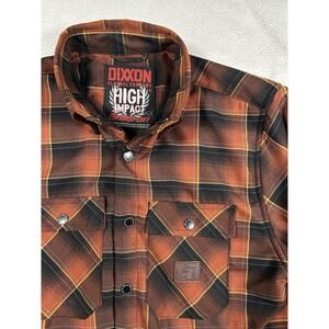 Dixxon Flannel Company High Impact Snap-on Jacket Men's M Lined Plaid Shacket